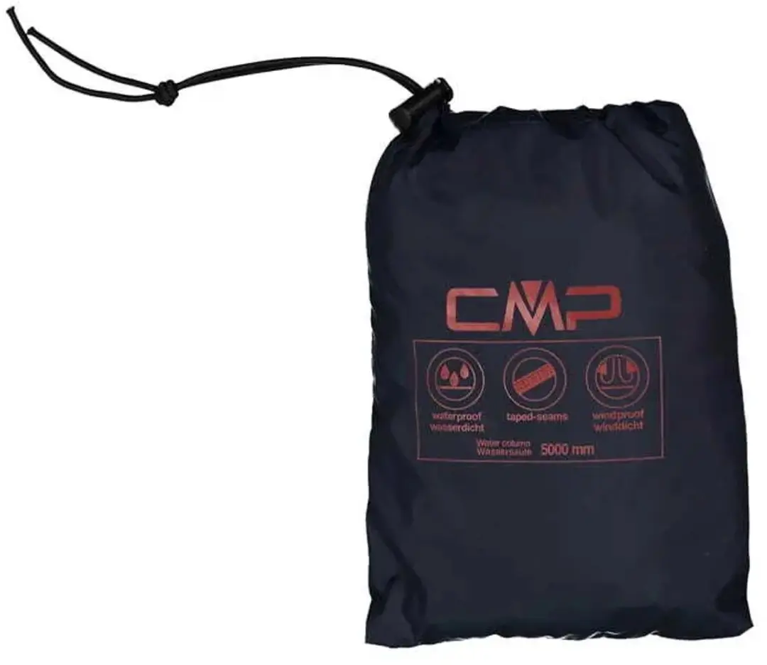 CMP Waterdichte Jas met Capuchon - Blauw - afbeelding 2 van 2