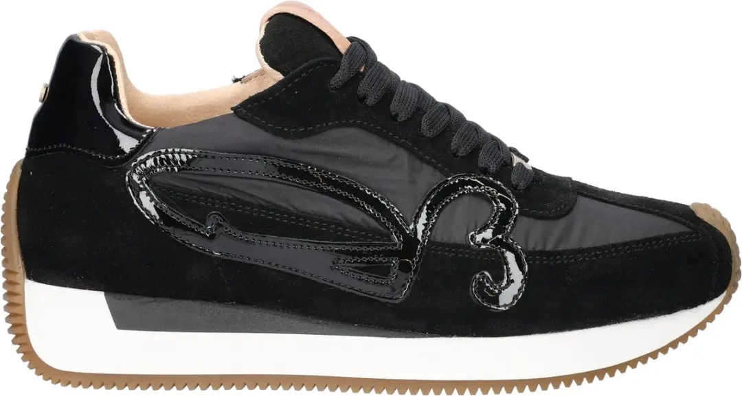 Fred De La Bretoniere - Yentl Sign Sneaker Mix Taupe - Maat 40