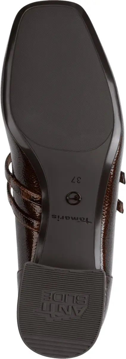 Tamaris Pumps met Streepjes en Bandjes - Bruin - afbeelding 3 van 6