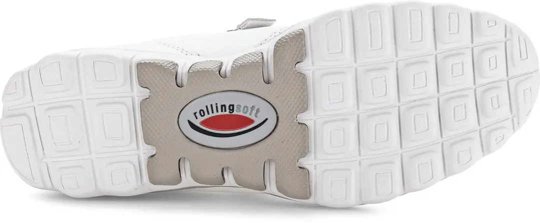 Gabor Damen Schnürschuh bequem Rolling Soft in weiss - afbeelding 4 van 6