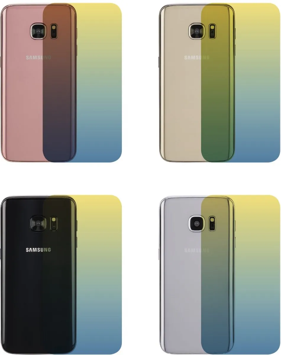 Hama Cover Gradient Mirror Galaxy S8 - Blauw - MPN 181108 - afbeelding 6 van 6