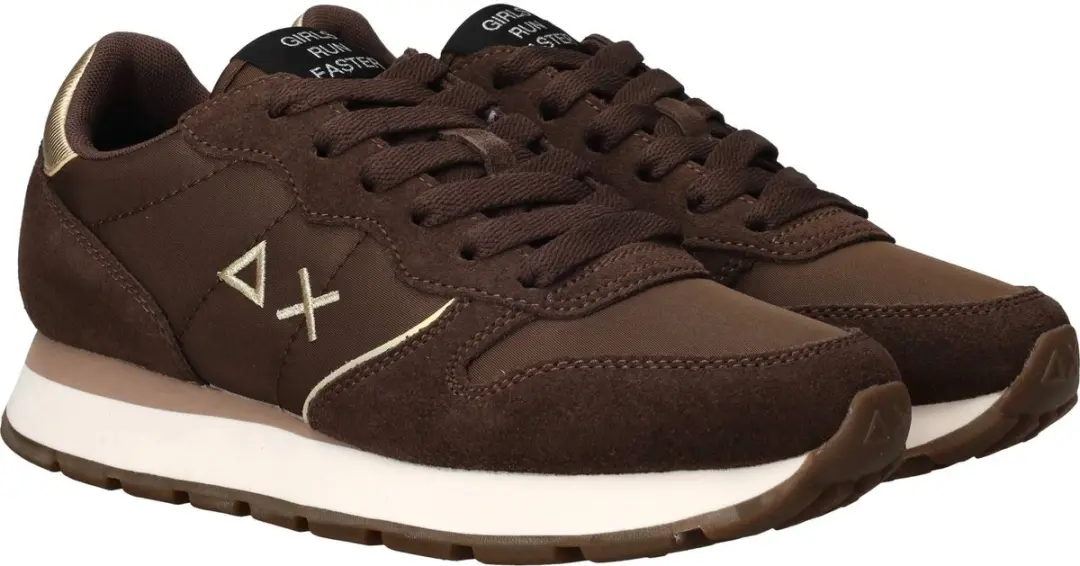 Sun68 Ally Silver Gold Sneakers - Dames - Bruin - 38 - afbeelding 4 van 6