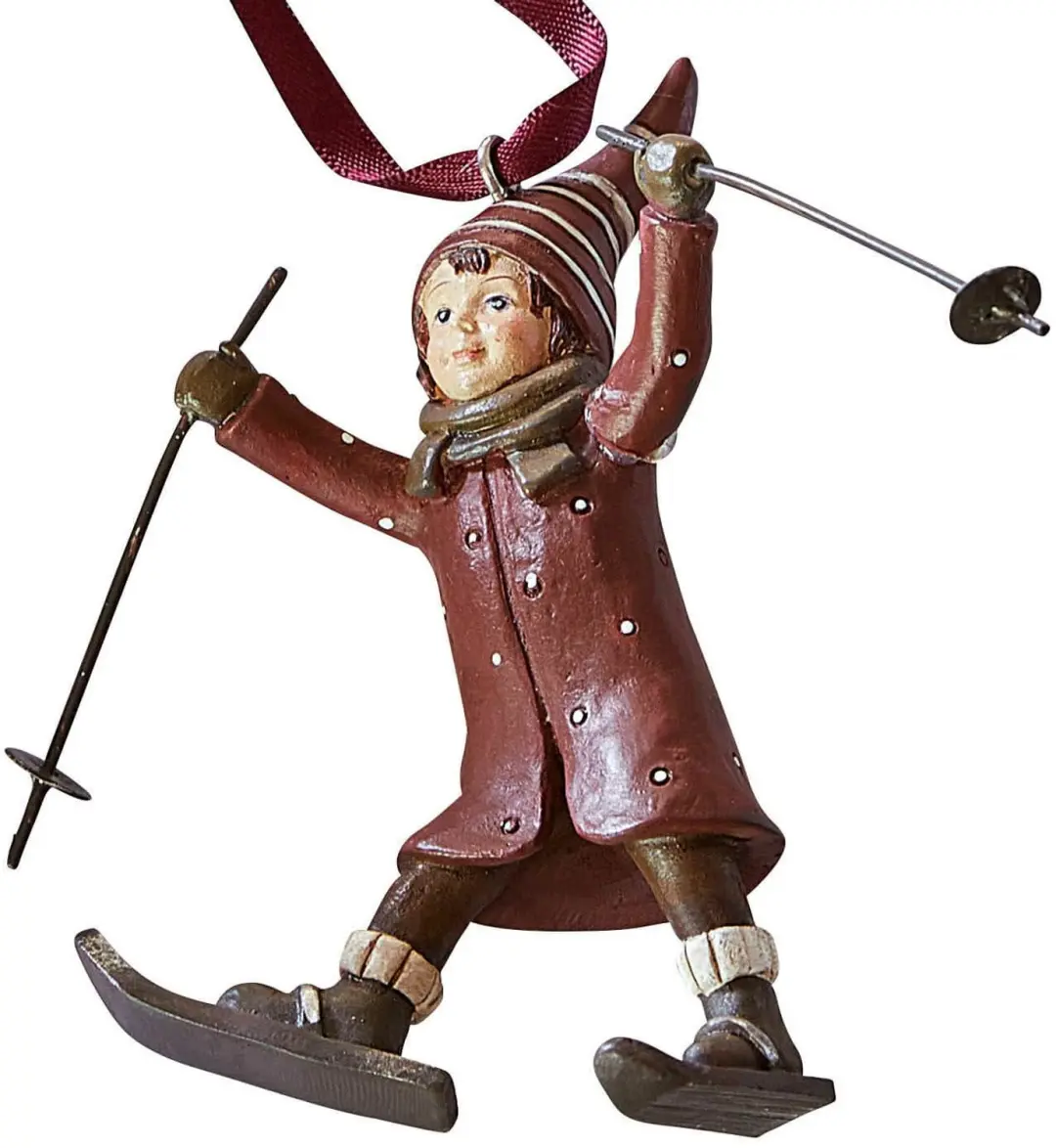 Loberon Bibury Hanger Set van 3 - Rood/Groen - afbeelding 2 van 5
