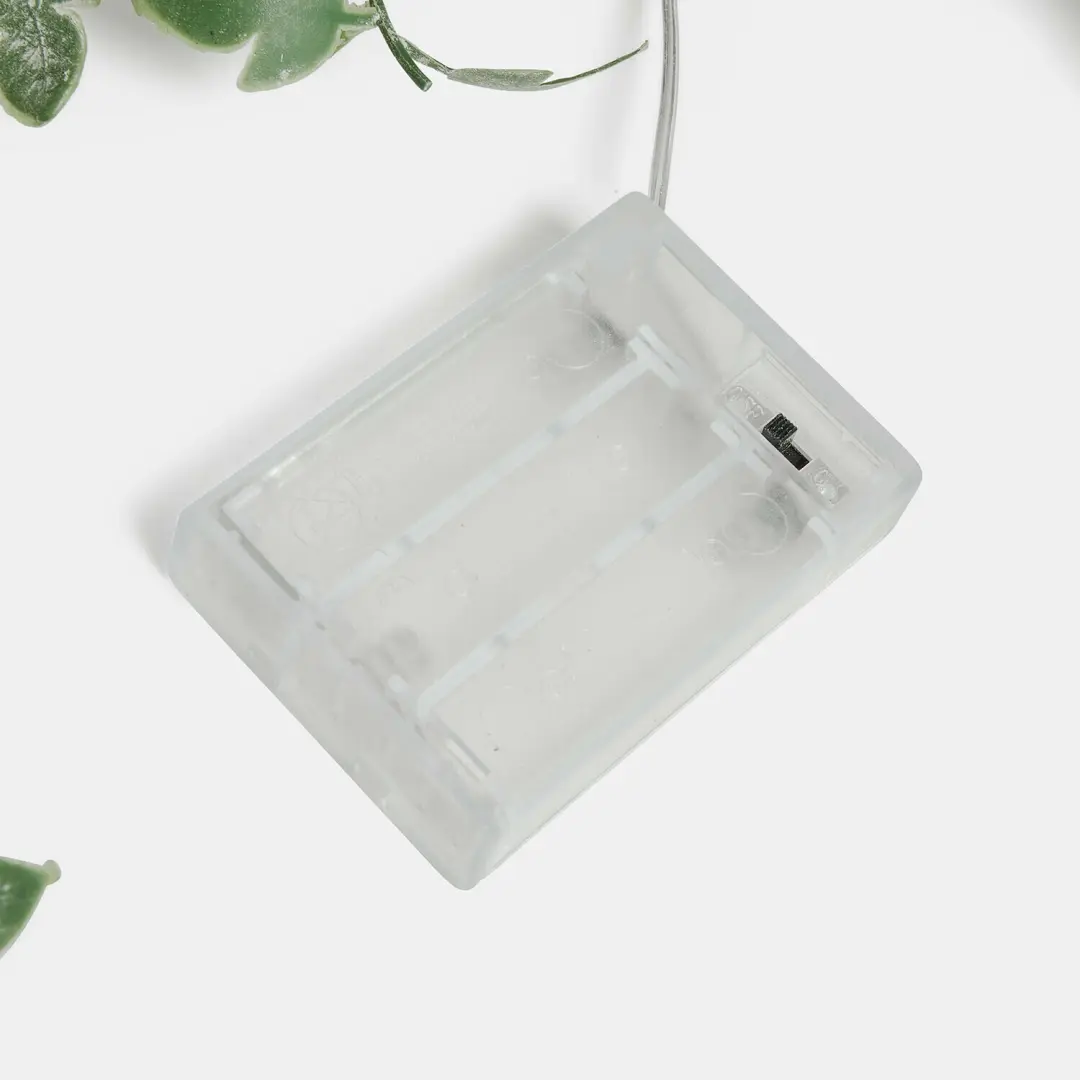 Loberon Gavérine LED-Krans - Warm wit licht - Groen - afbeelding 4 van 4