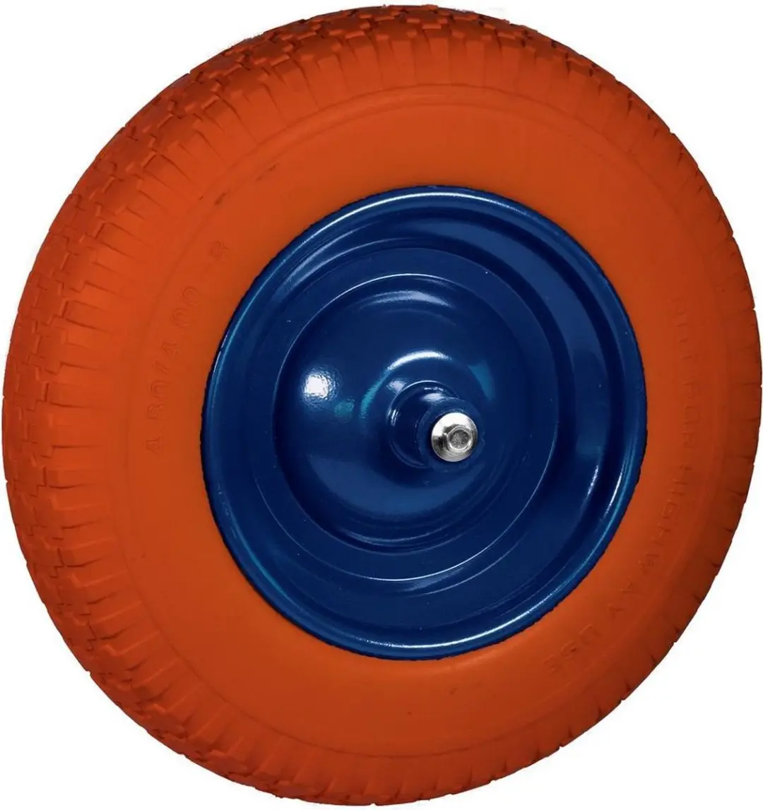 Ivana Anti-Lek Foamwiel Oranje Met Metalen Velg 400x8mm