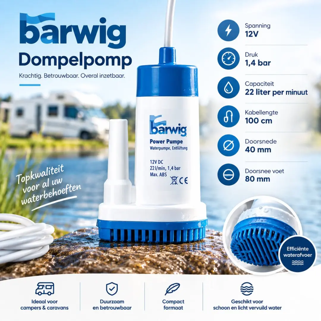 Barwig Dompelpomp 22 Liter