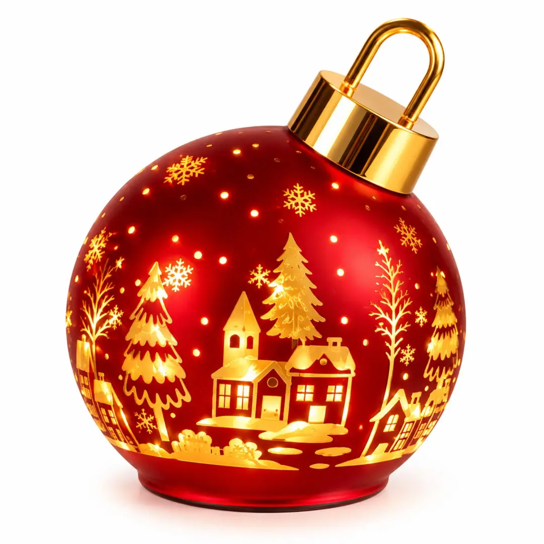 LED Draaiende Kerstbal