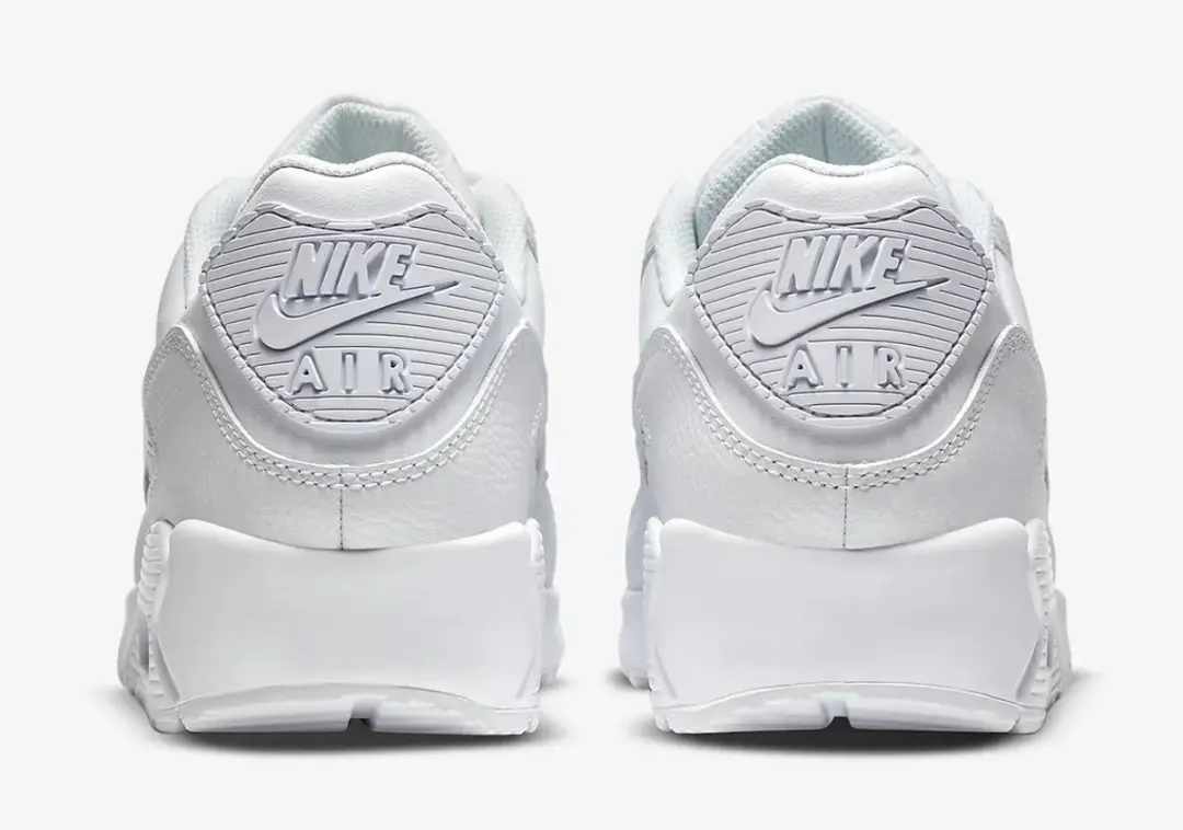 Nike Air Max 90 Leather Sneakers - Triple White - 47.5 - afbeelding 2 van 6