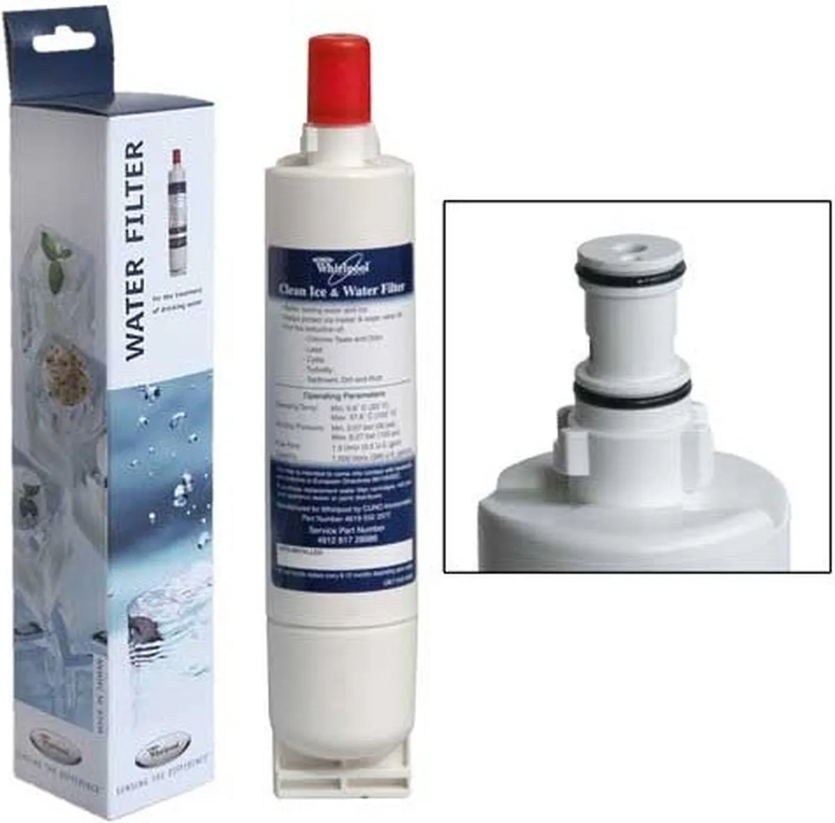 Whirlpool SBS001 Waterfilter - o.a. Amerikaanse koelkasten
