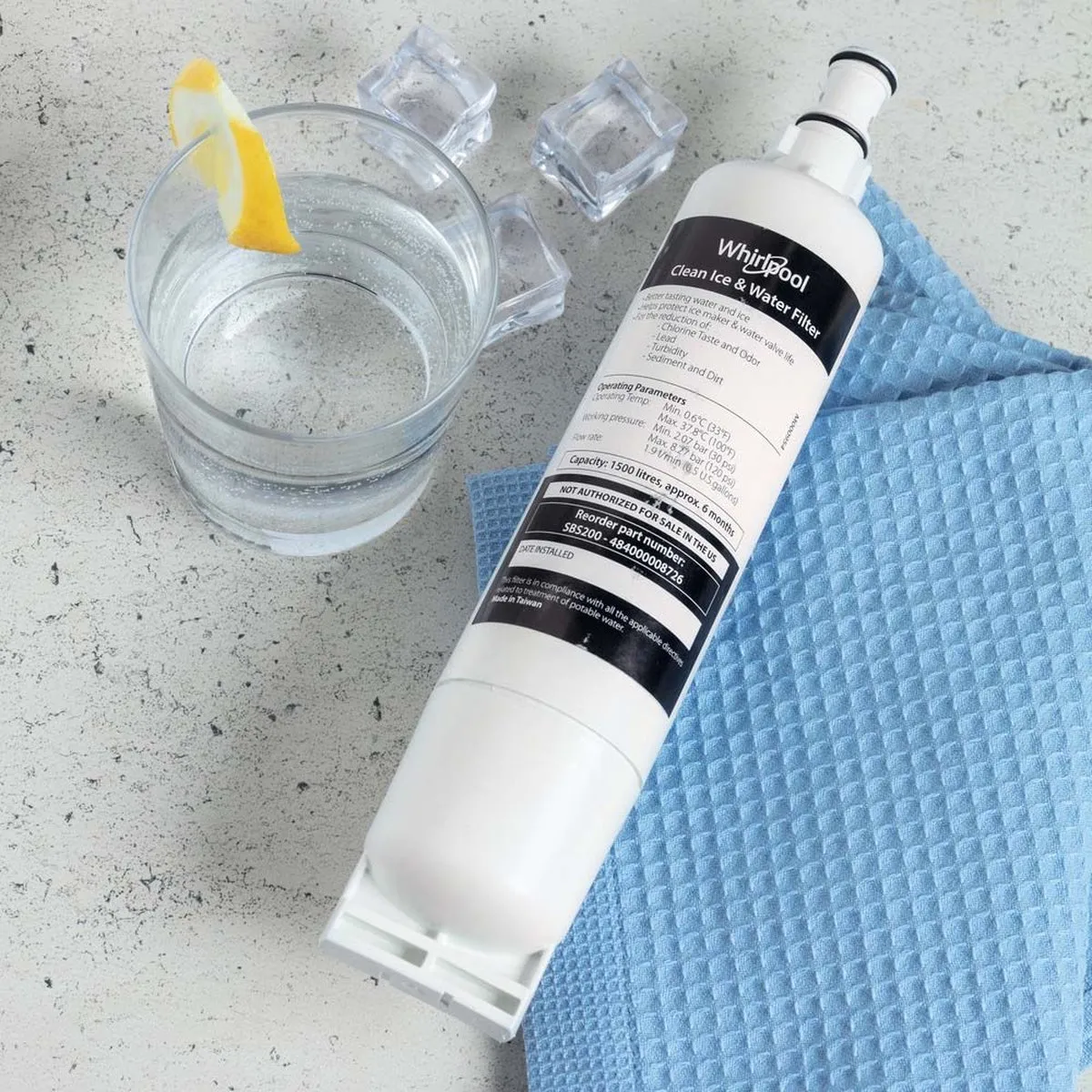 Whirlpool SBS001 Waterfilter - o.a. Amerikaanse koelkasten