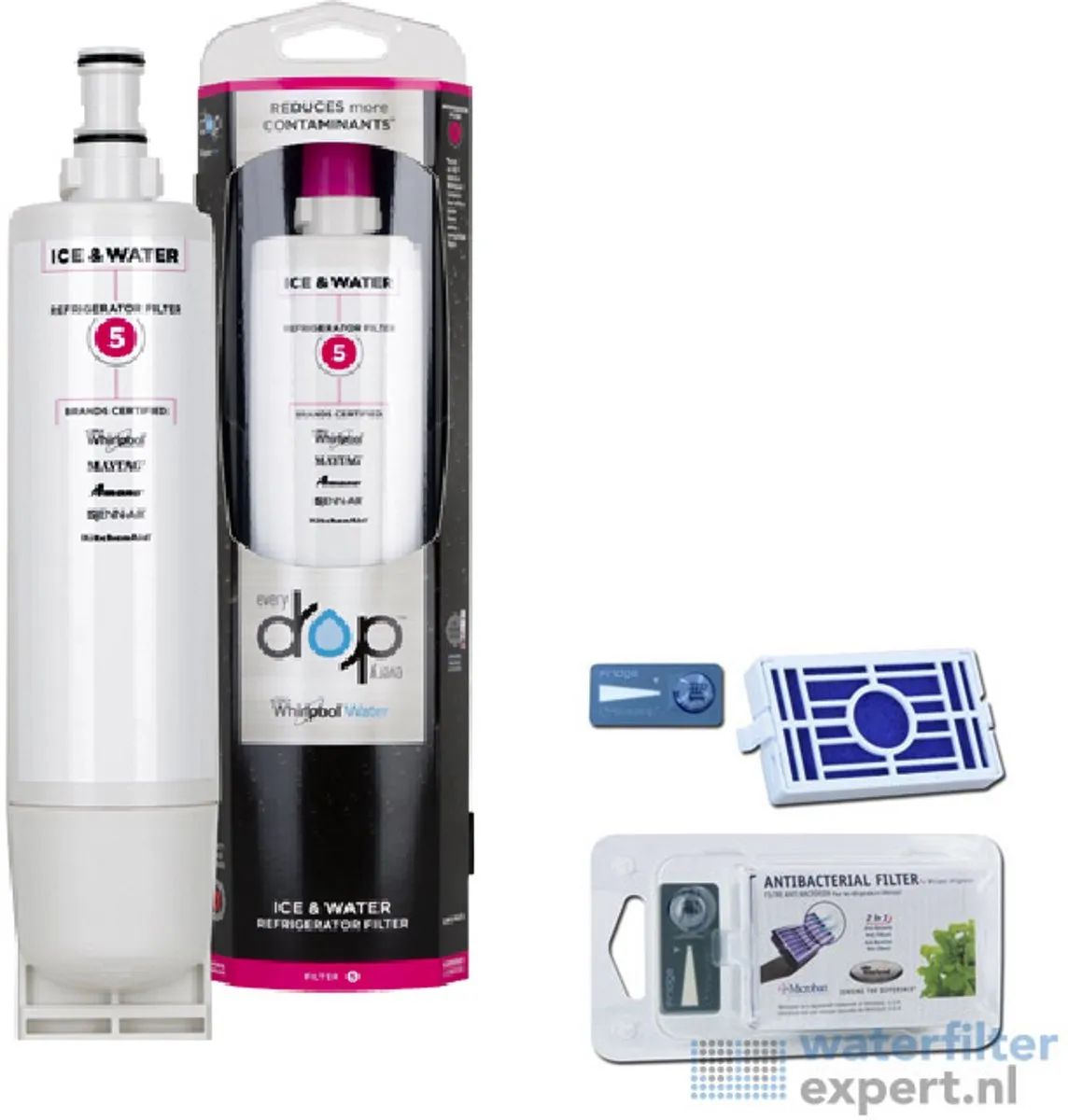 Whirlpool SBS001 Waterfilter - o.a. Amerikaanse koelkasten