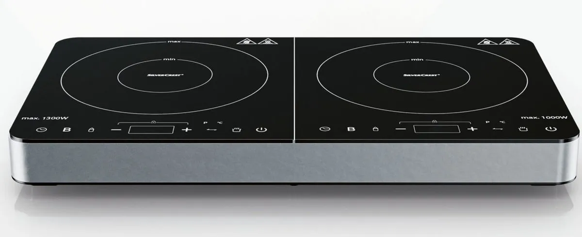 SILVERCREST Dubbele Inductiekookplaat 3500W