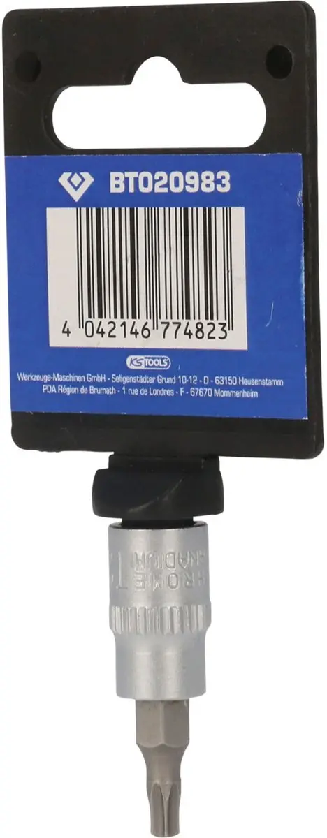 Brilliant Tools BT020983 Torx-bit dop TB20 - 1/4" - afbeelding 3 van 5