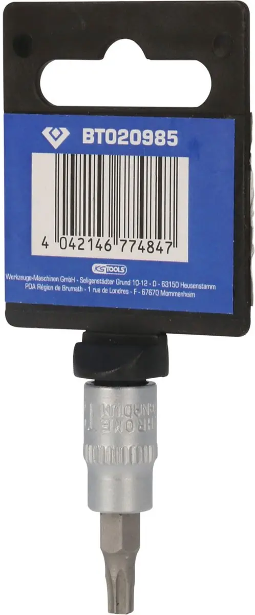 Brilliant Tools 1/4" Torx-bitdop met gat TB27 BT020985 - afbeelding 3 van 5
