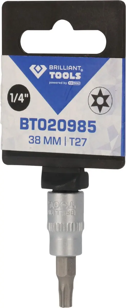 Brilliant Tools 1/4" Torx-bitdop met gat TB27 BT020985 - afbeelding 4 van 5