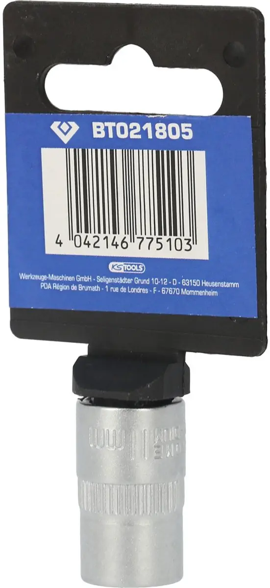 Brilliant Tools BT021805 3/8" zeskantige dopsleutel 11 mm - afbeelding 3 van 4