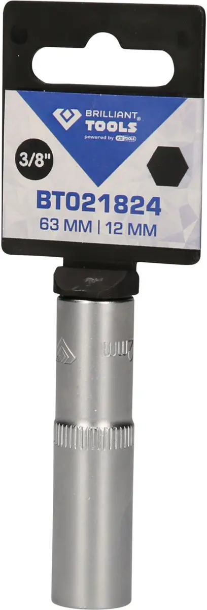 Brilliant Tools BT021824 Zeskantmoer 3/8" 12 mm - afbeelding 2 van 4