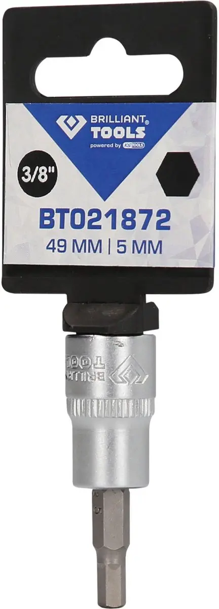 Brilliant Tools BT021872 Inbussleutelbitdop 5 mm - afbeelding 3 van 4