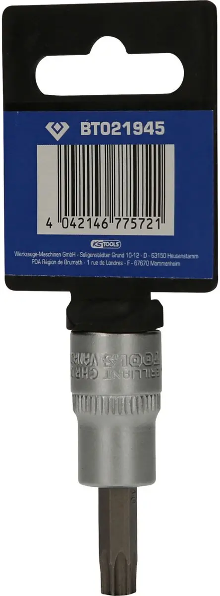 BRILLIANT GEREEDSCHAP 3/8" Torx bit inbus T40 - BT021945 - afbeelding 2 van 4