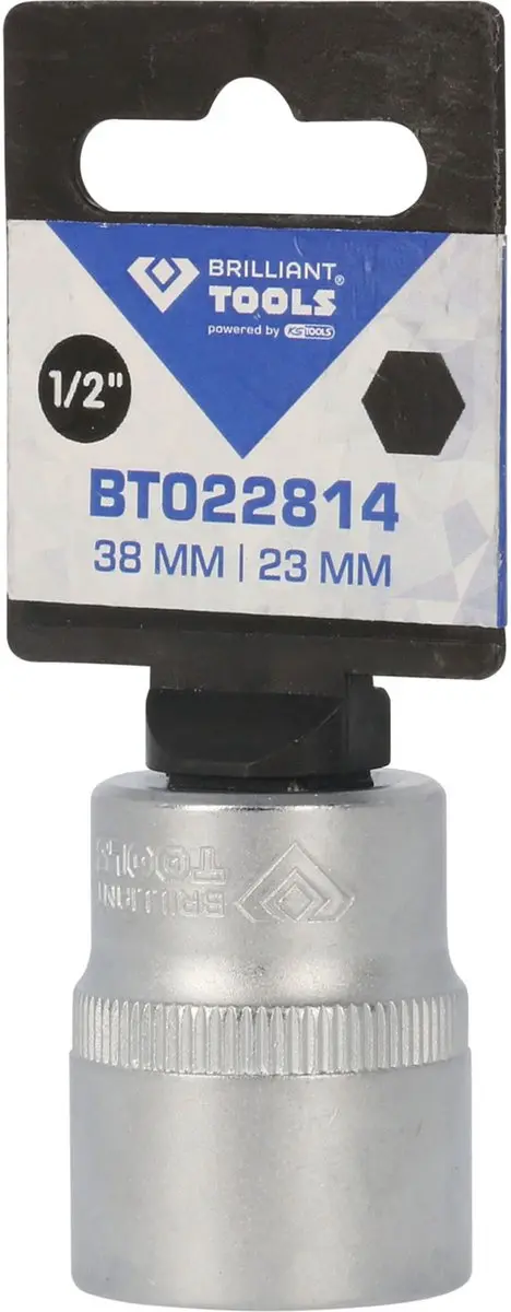 Brilliant Tools BT022814 Zeskant-dopsleutel 1/2" 23 mm - afbeelding 3 van 4