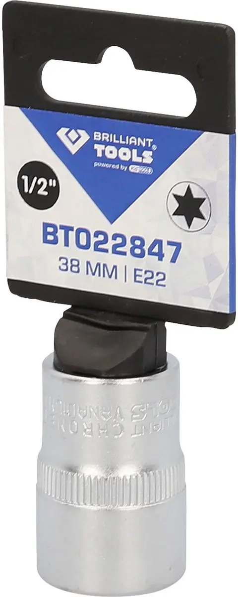 Brilliant Tools BT022847 Torx-E-dop E22 - 1/2" - afbeelding 3 van 4