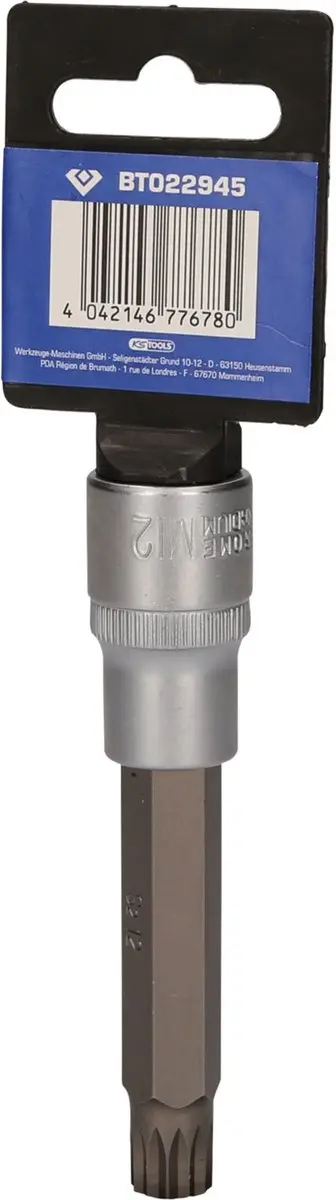 Brilliant Tools BT022945 Veeltand-bit-dop 1/2" M12 - 100mm - afbeelding 4 van 4