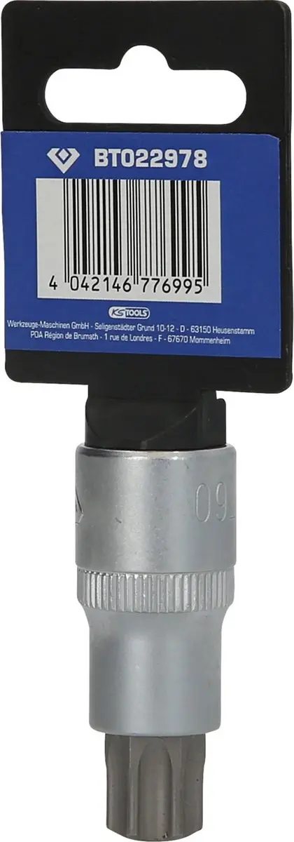Brilliant Tools BT022978 Torx-bitdopsleutel T60 - 1/2" 55mm - afbeelding 2 van 6