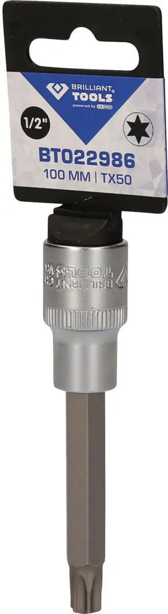 Brilliant Tools BT022986 1/2" Torx T50 100 mm - afbeelding 4 van 4