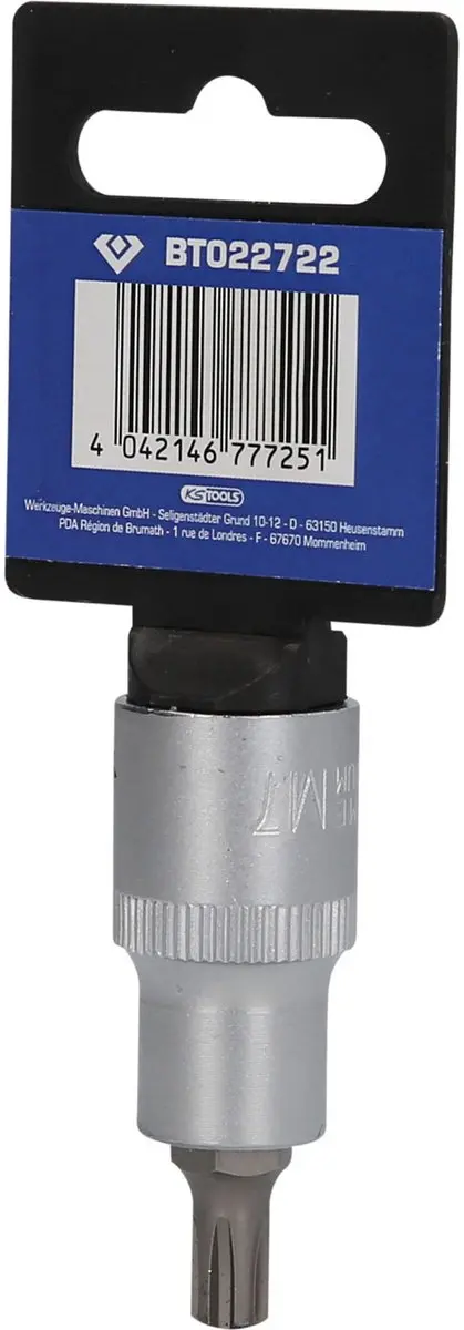 Brilliant Tools BT022722 RIBE-Bit-Dopsleutel 1/2" 55mm M7 - afbeelding 2 van 4