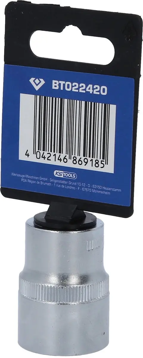Brilliant Tools BT022420 Twaalfkantdop 1/2" 20 mm - afbeelding 3 van 4