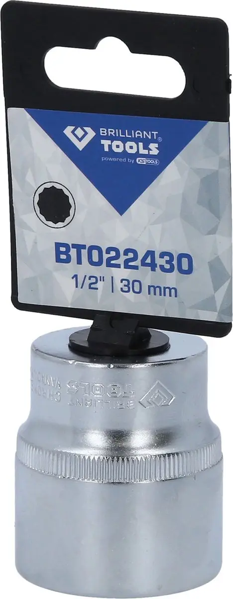 Brilliant Tools BT022430 Twaalfkantdop 30 mm 1/2" - afbeelding 3 van 4