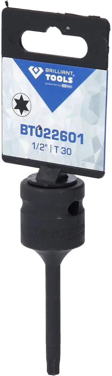 Brilliant Tools BT022601 Kracht Bit-dop Torx T30 1/2" - afbeelding 3 van 5
