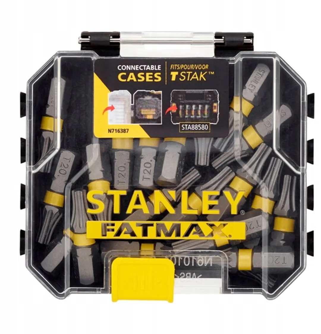Stanley Slagmoerbitsen Torx T20 25mm - 20x - afbeelding 3 van 4
