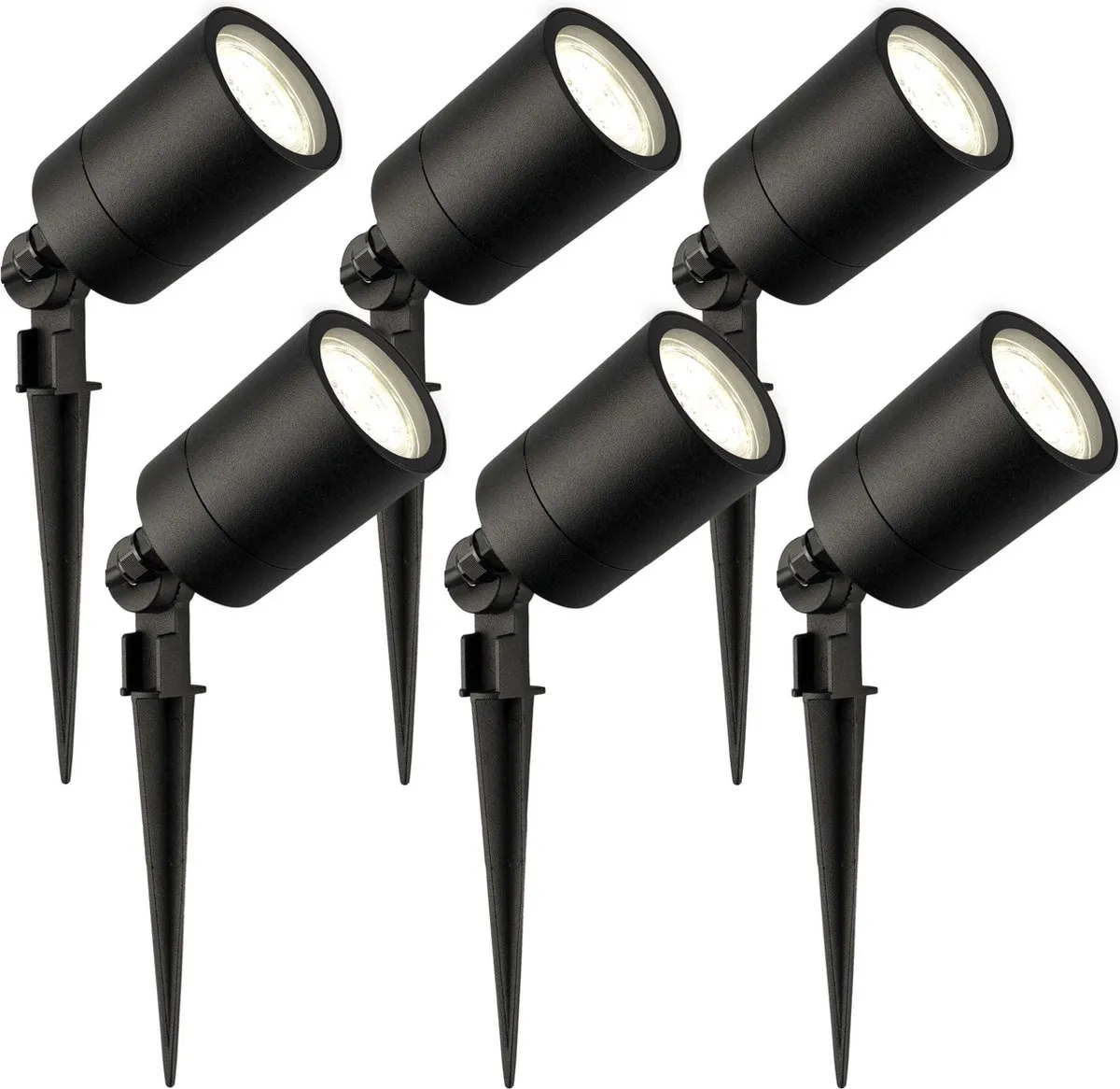 LEDVION 6x LED Prikspots 5W 4000K