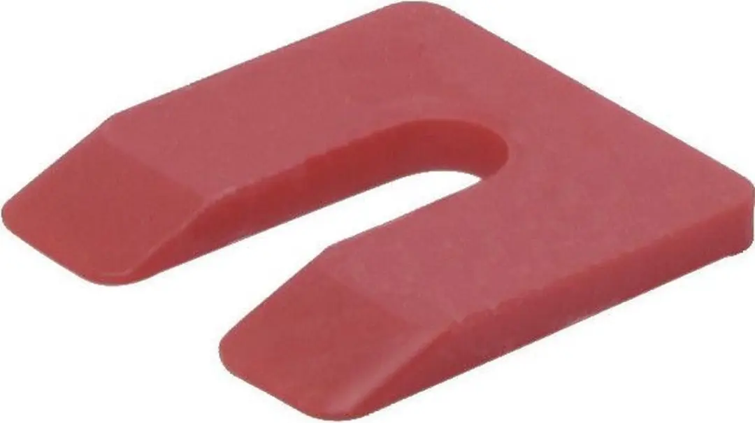 Uitvulplaatjes 5Mm 50X50mm Rood Knstst Doos=144St