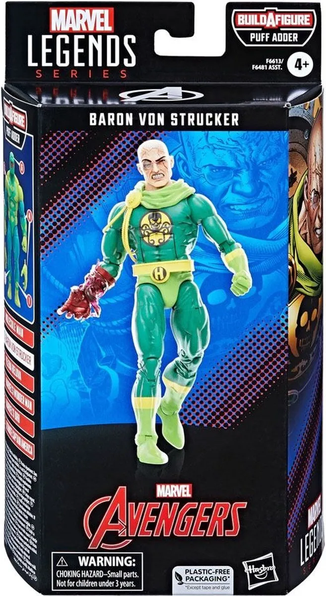 Marvel Legends Baron von Strucker Actiefiguur 15cm - Multicolours