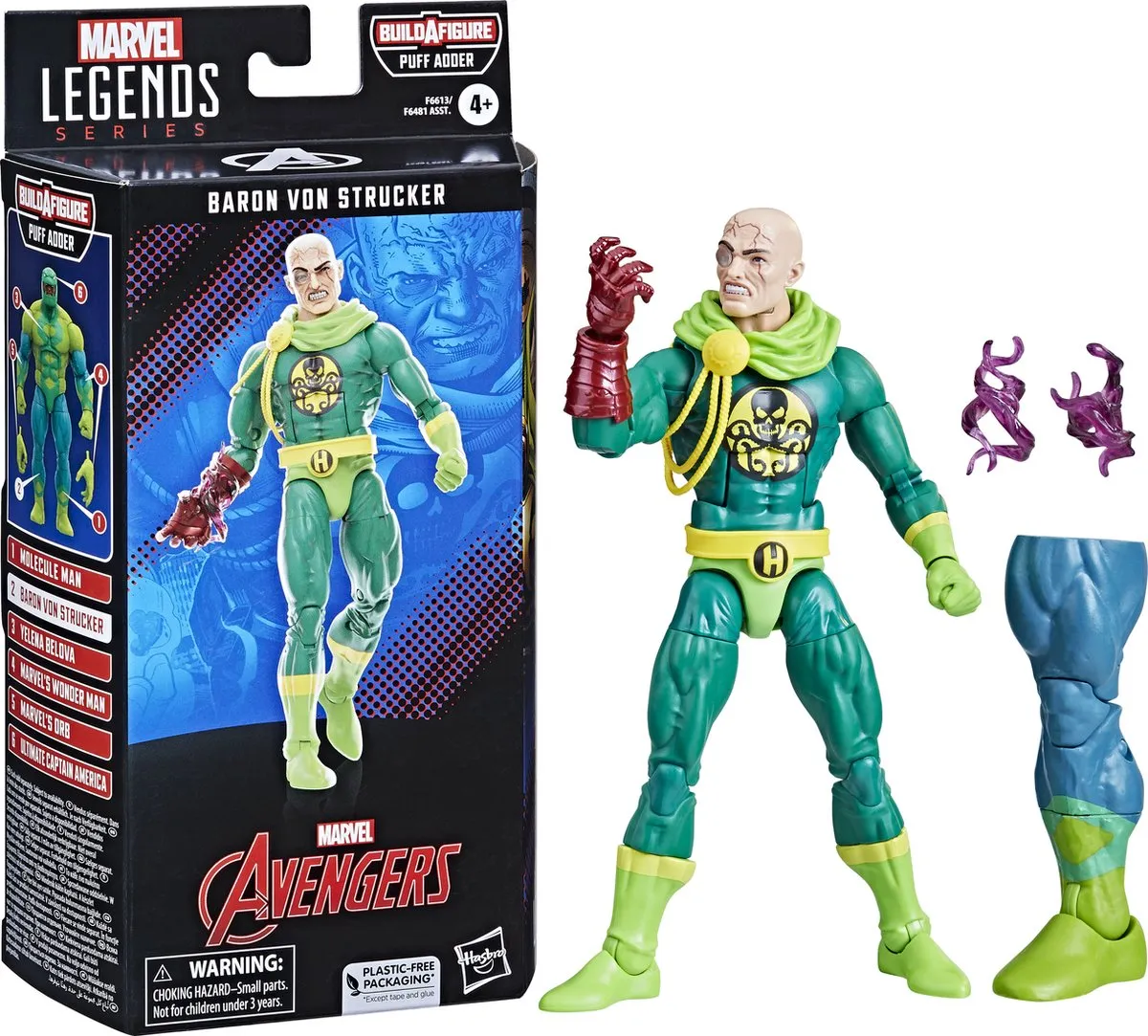 Marvel Legends Baron von Strucker Actiefiguur 15cm - Multicolours