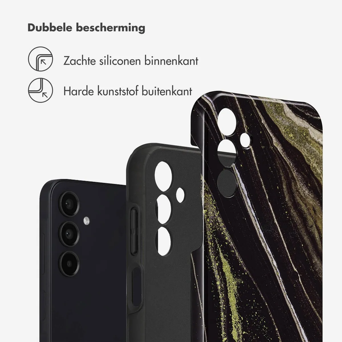 Selencia Hoesje Samsung Galaxy A15 Chic Marble