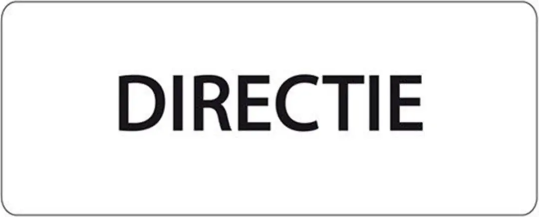 Ivana Tekstbord Directie