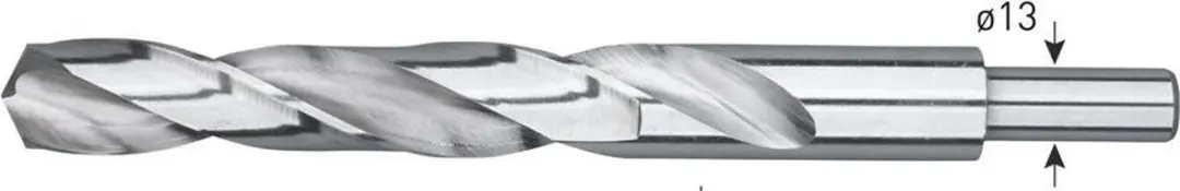 Ivana HSS Spiraalboor Met Schacht 13mm Geslepen 15.0mm