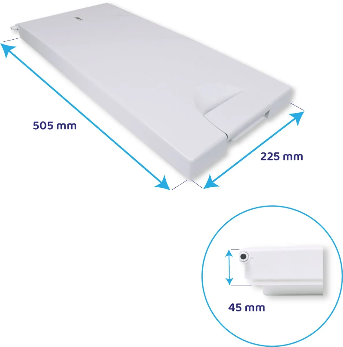 Whirlpool Diepvriesdeur 481244069344 - Wit