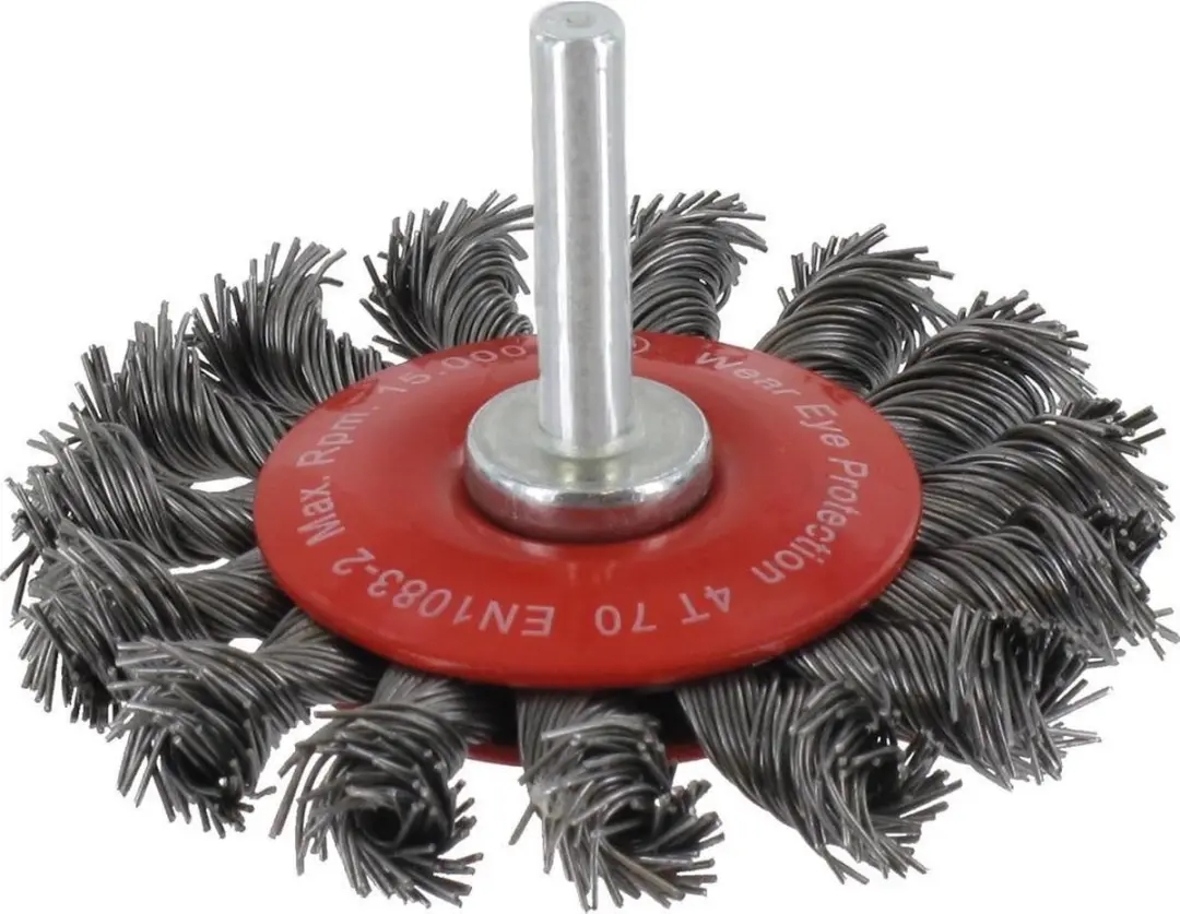Ivana Stiftborstel Links Getordeerd Staaldraad Met Schacht 6mm 70x0.50mmx6mm