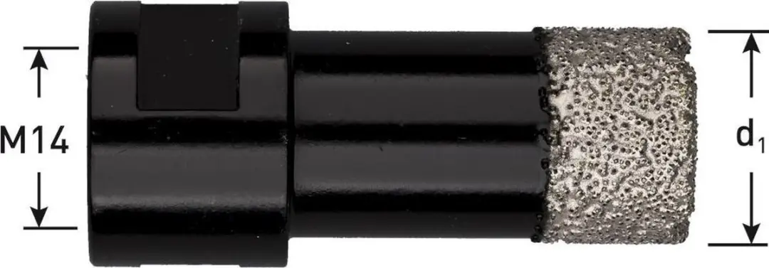Ivana Tegelboorkroon graniet M14 Ã˜20.0mm