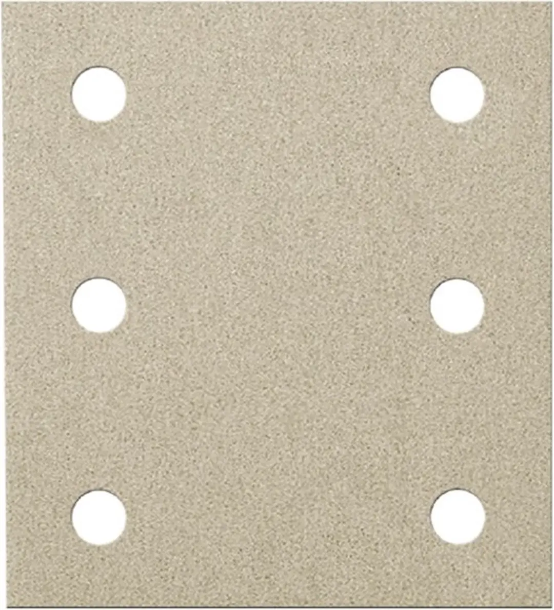 Ivana Schuurschijf Klittenband Rechthoek 6-Gats Korrel 120 103x115mm