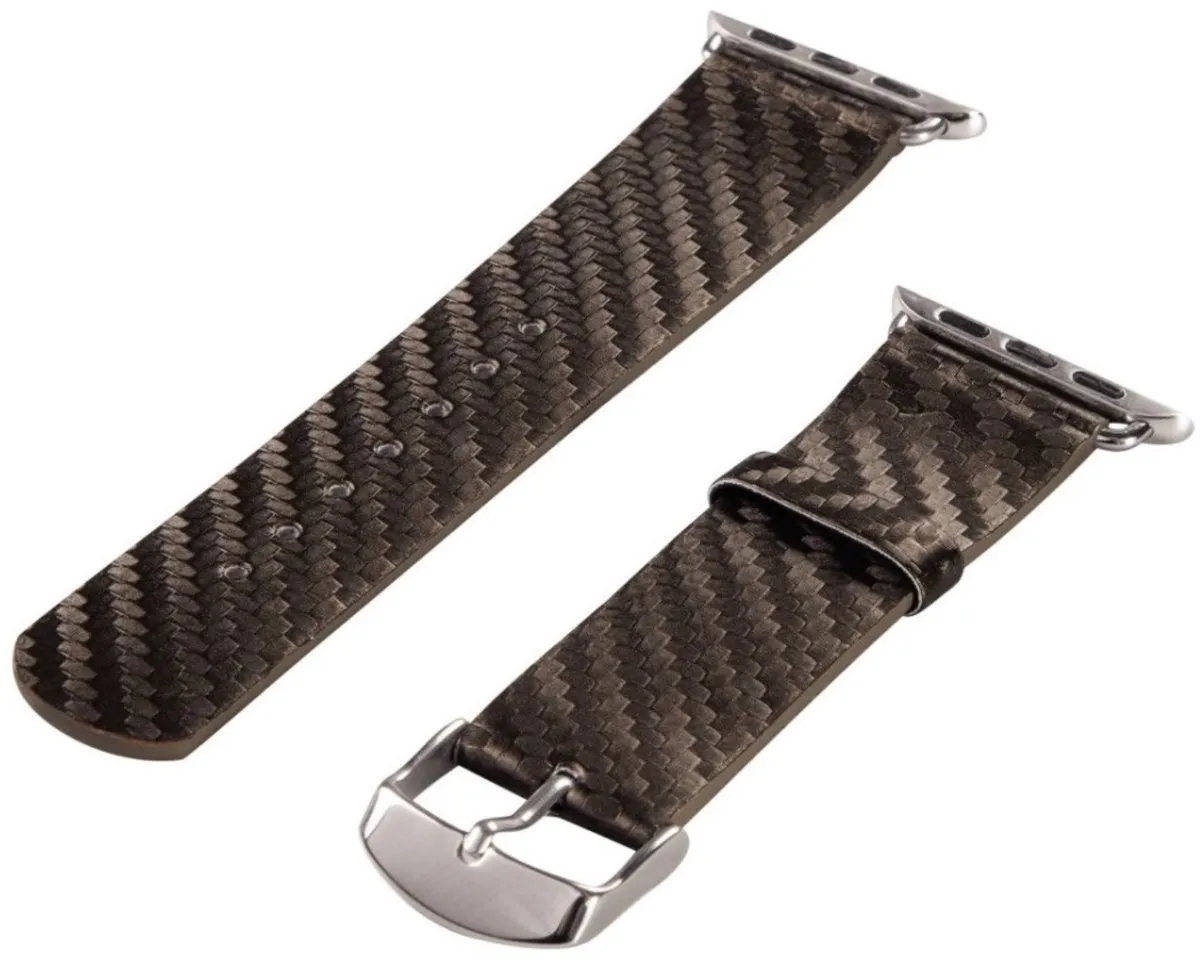 Hama Carbon Horlogeband Apple Watch 38mm