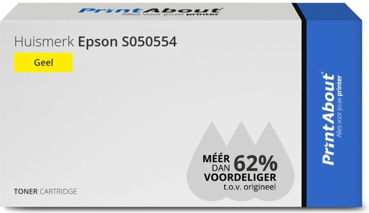 PrintAbout S050554-PA Toner Geel - 3.000 Afdrukken
