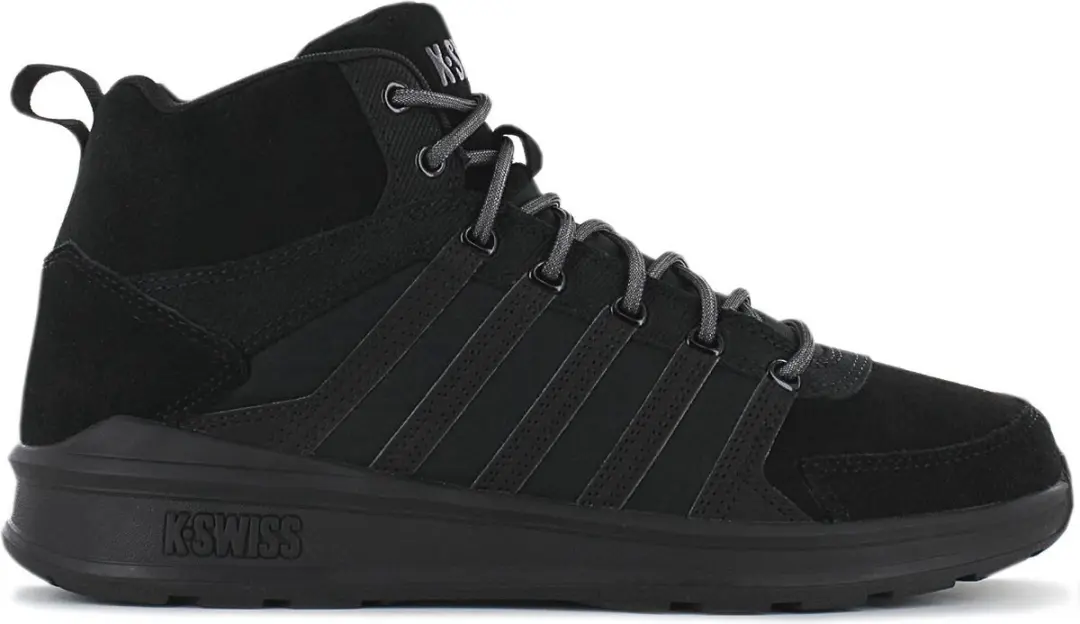 K-Swiss Vista Trainer Mid Wnt Heren Sneakers Zwart