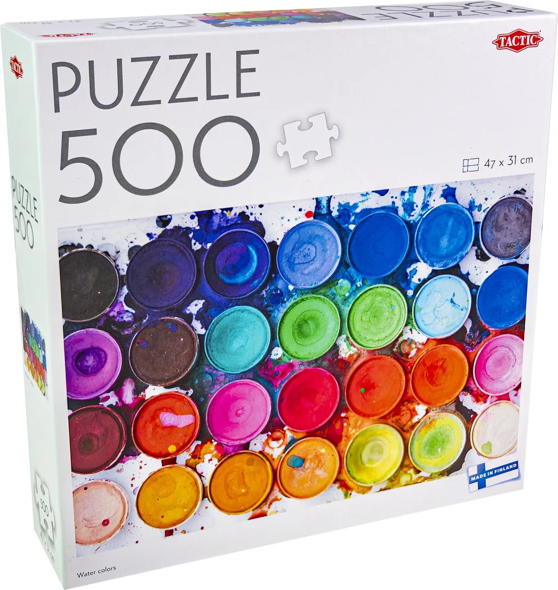 Tactic Water Colors Puzzel 500 Stuks - Scandinavisch Palet