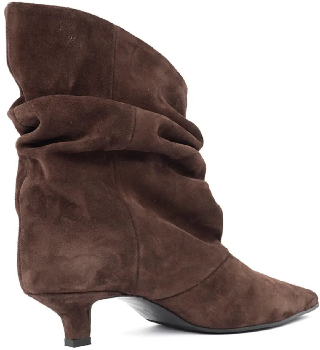 Babouche Jenna enkellaarzen dark brown