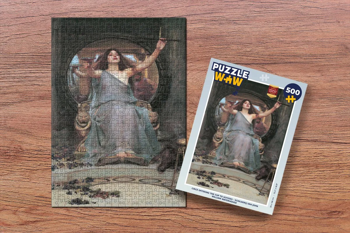 PuzzleWow Legpuzzel Circe & Ulysses 500 Stuks - Multicolor